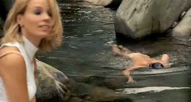 cfnm en un rio corriendo desnudo