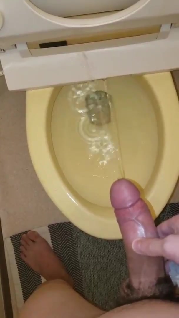 piss with hard cock