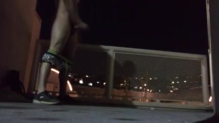 Balcony Jerk Off