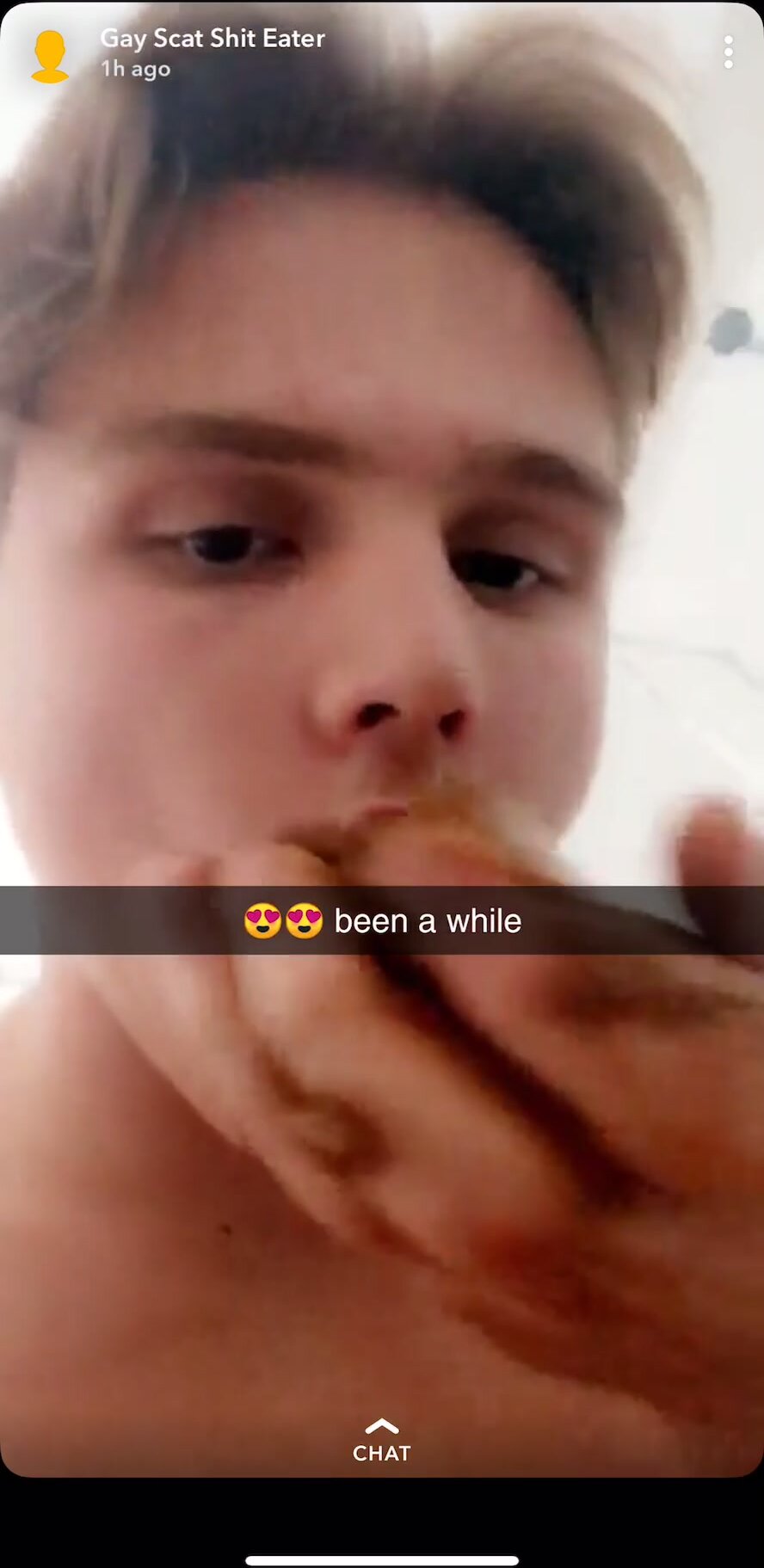 Australian Twink Eats Own Shit