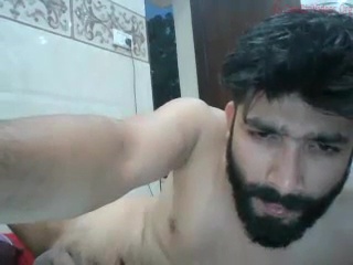 Gorgeous Indian boy jerks off