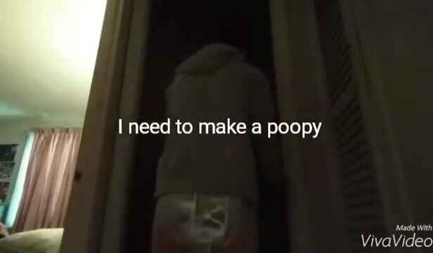 pooping diaper