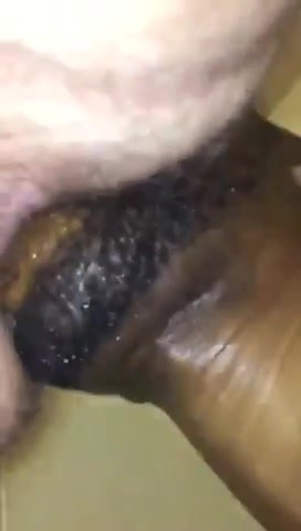Licking shitty ass