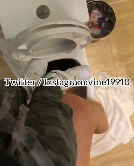 torture slave by the toilet.part1