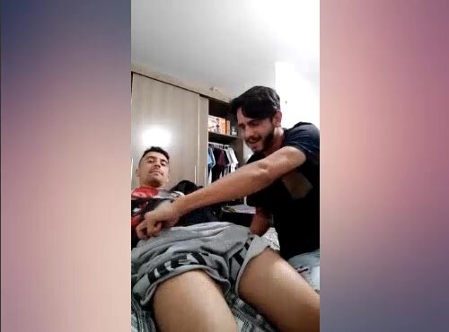 Gay and Bi-Curious friends have some fun on webcam