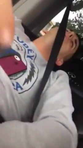 country hunk gets fingered in car til he cums