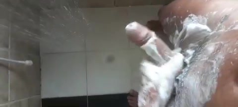 Washing the cock
