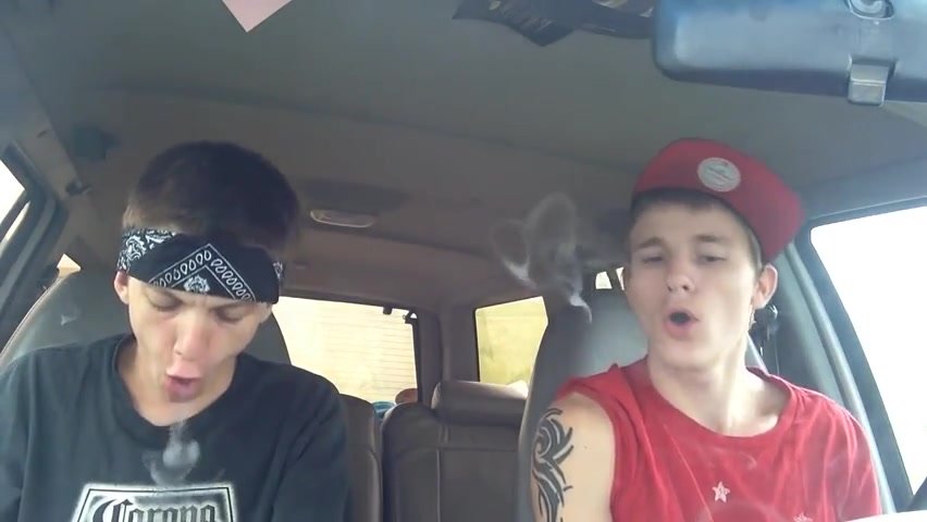 hotboxing the car - video 2