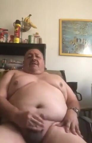 Chubby dad cums for you