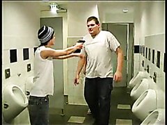 Thugs Attack Man in Public Bathroom