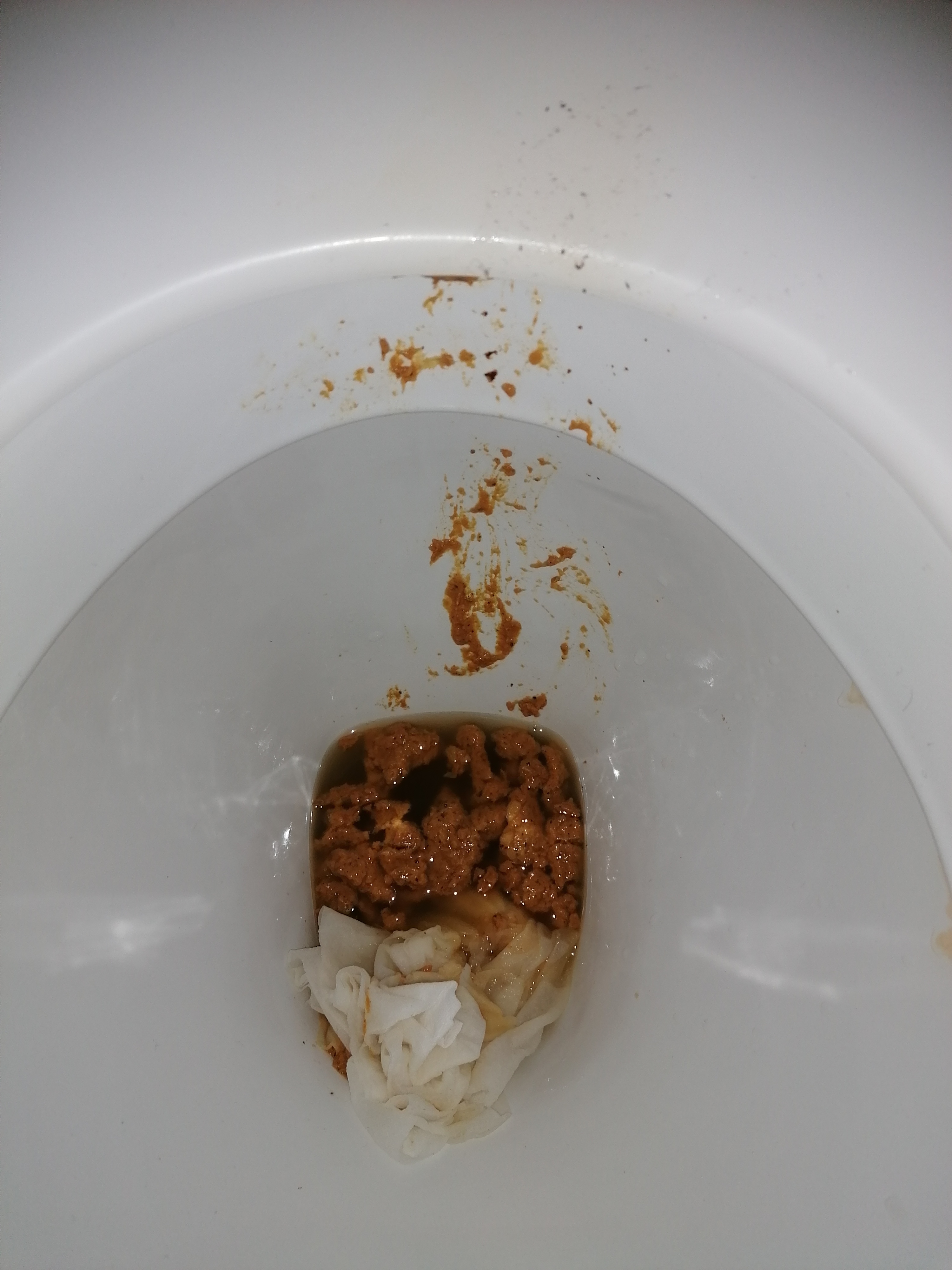 Much needed loose morning shit on my mates loo this morning