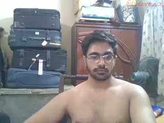 Handsome Pakistani boy cums twice