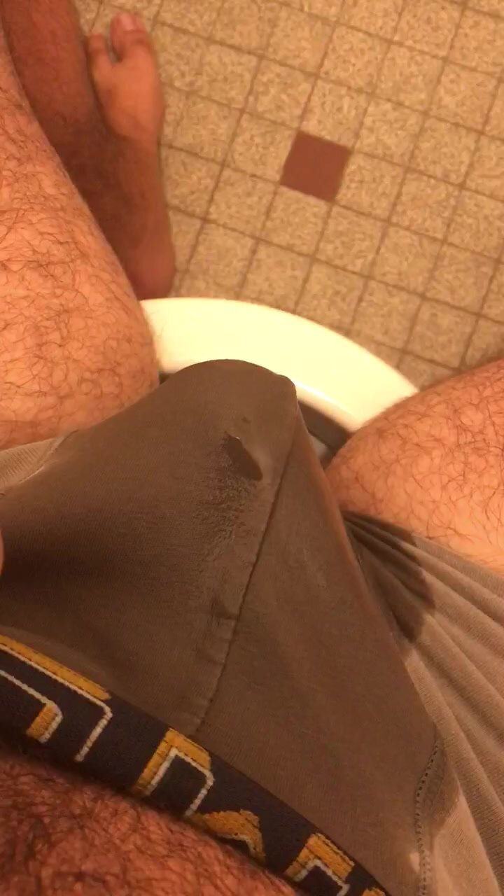 Desperate pee in my underwear