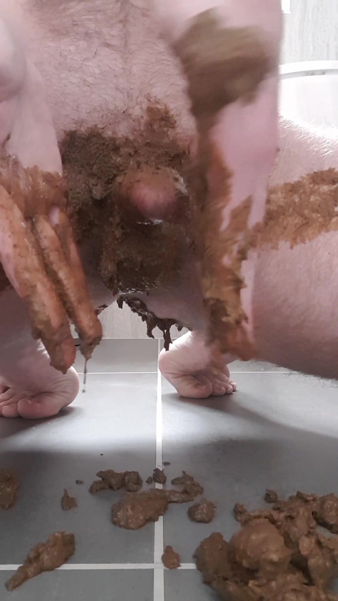 Extremely Messy Smearing and Shit Wank - ThisVid.com
