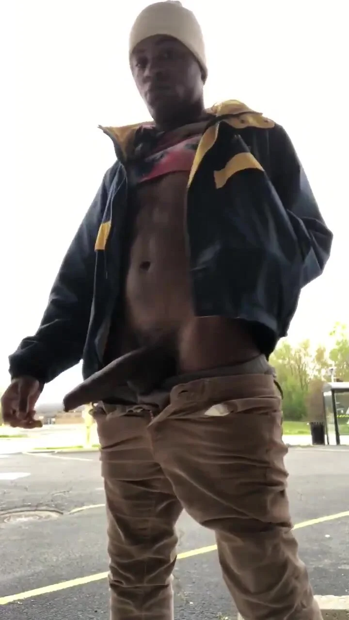 Uncut BBC with face: Homie nuts in parking lot… ThisVid.com