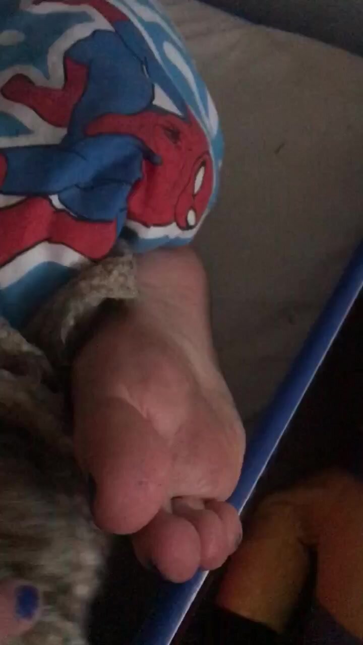 Sucking a drunk guy's toes