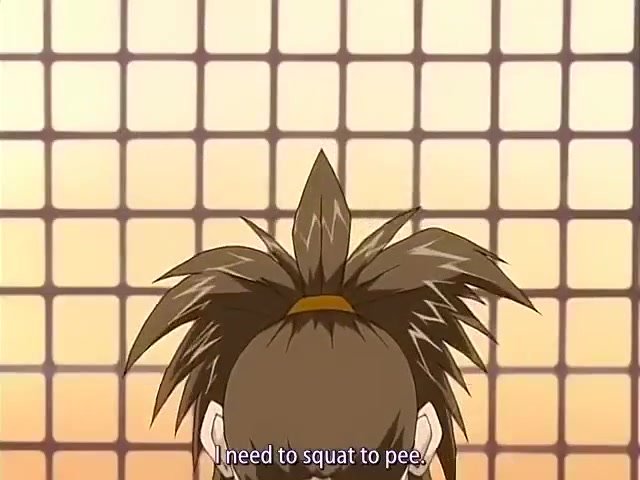 Anime Girl on Squat Toilet