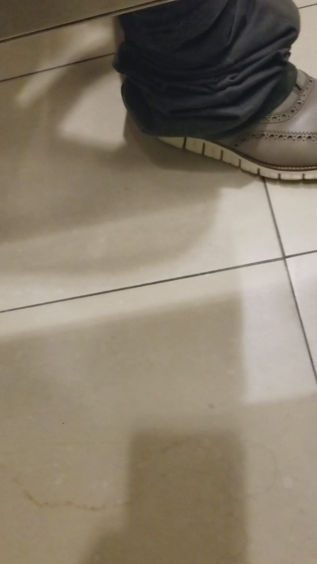 Shadowing Jacking in airport restroom
