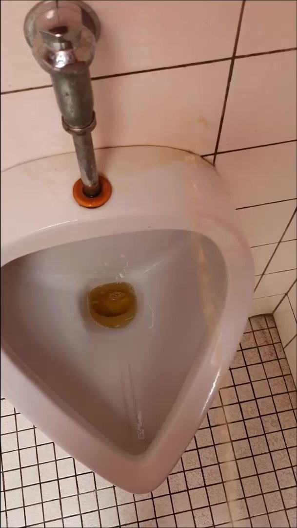Piss all over public urinal
