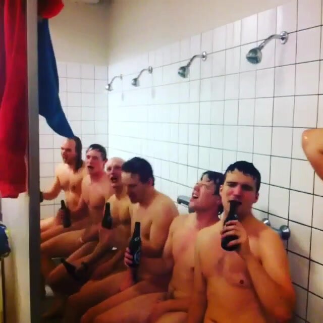 Team in Showers