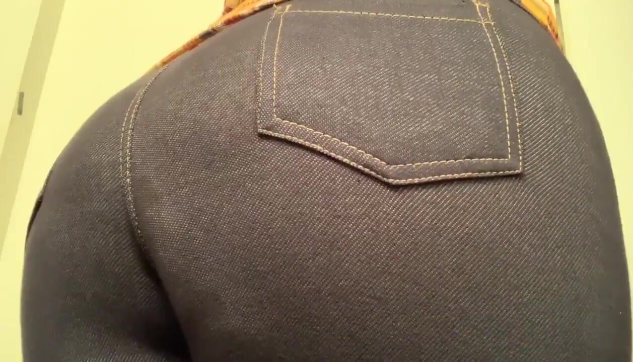 Girl get a huge load in jeans
