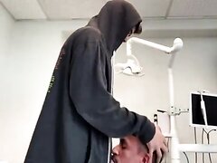 Dentist pig blows his horny patient