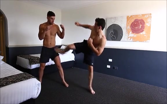 Topless Sparring