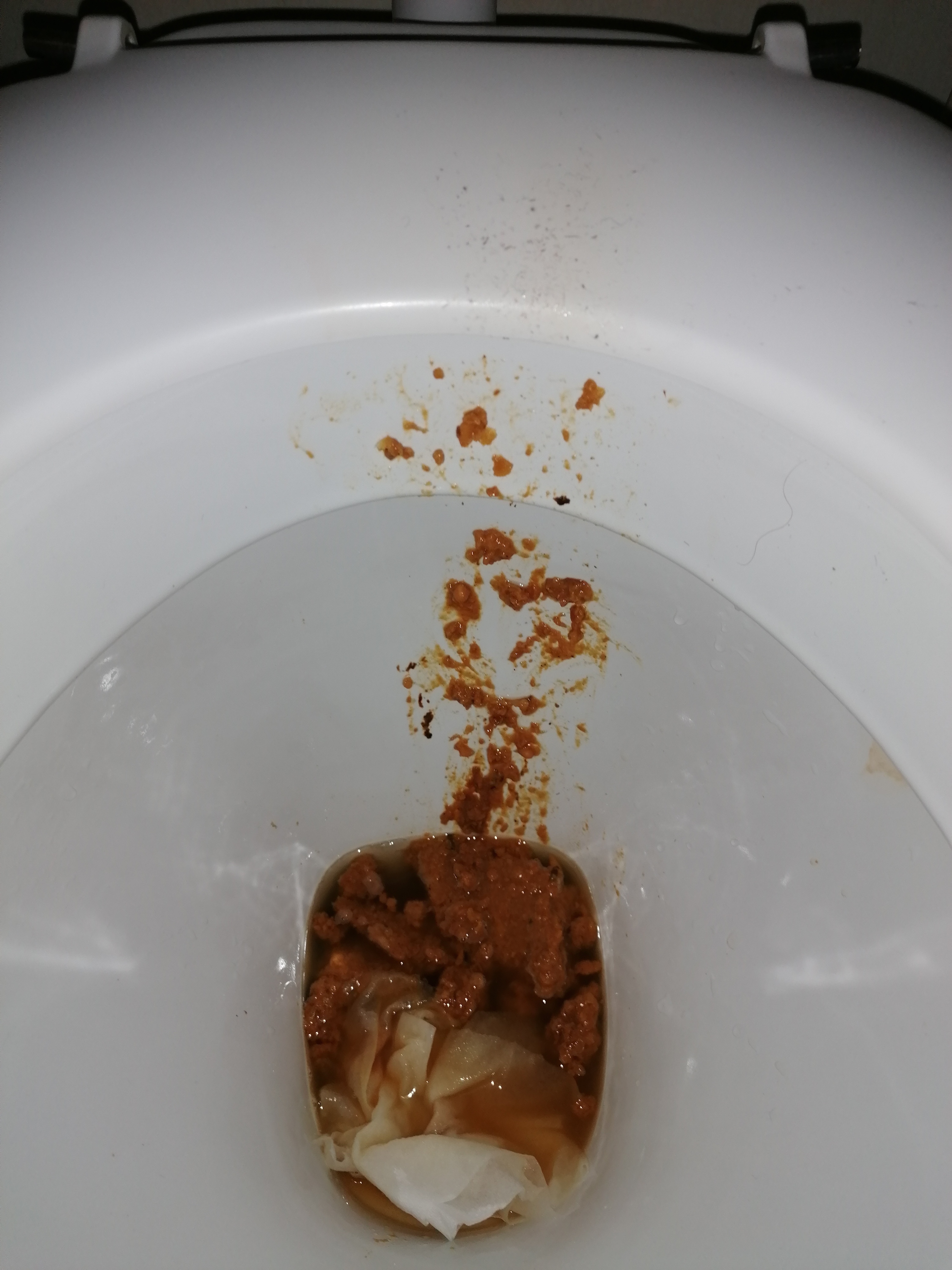 Saturday morning spluttery hungover shit on my mates toilet