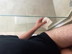 Self video on pijamas pooping