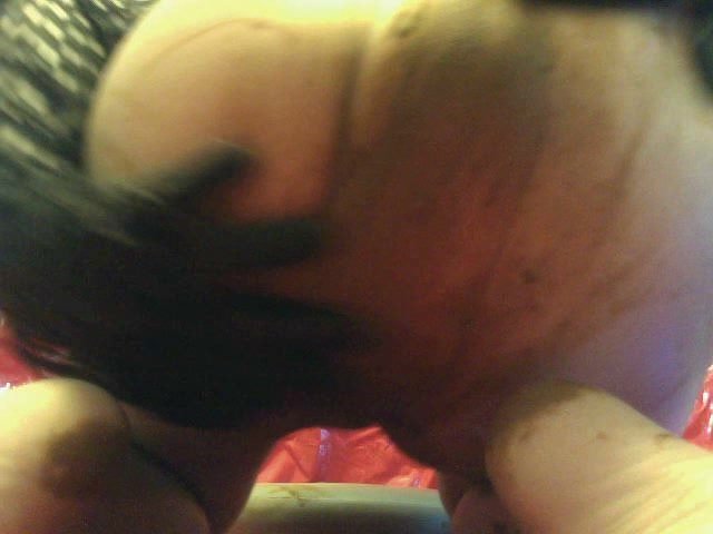 Sissy Webcam  Nylon mit geiler Scheisse