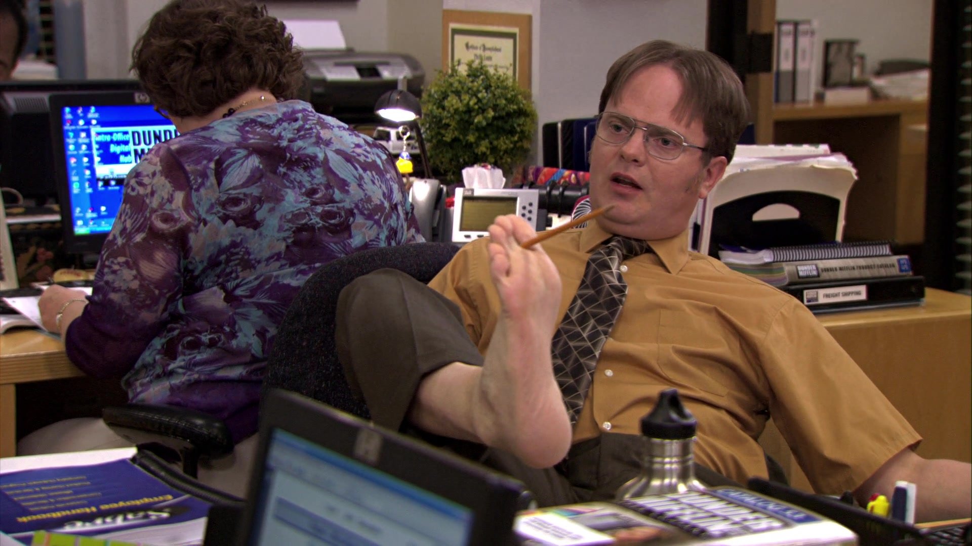 The Office Dwight Feet Scene (1080p)