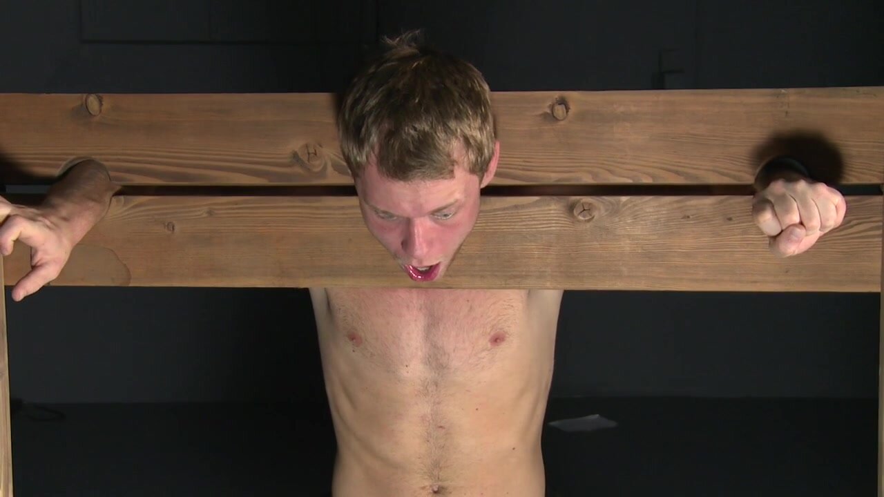 Boy bondage: whipped in the stocks-part 2 - ThisVid.com