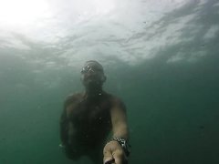 Freediving  naked in Sardegna - 2