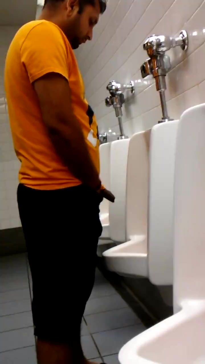 VERY HOT BOY AT THE URINAL 2