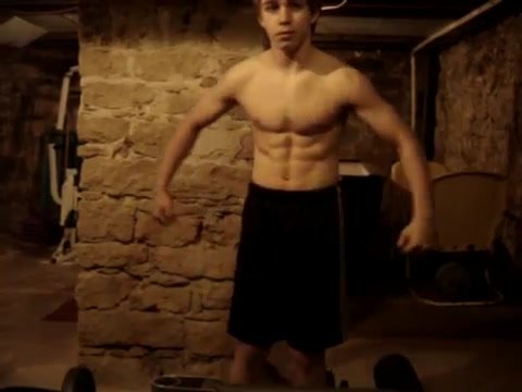 Boy Flexing - video 3