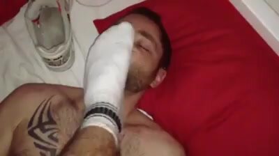 Sniffing Smelly Socks - video 2