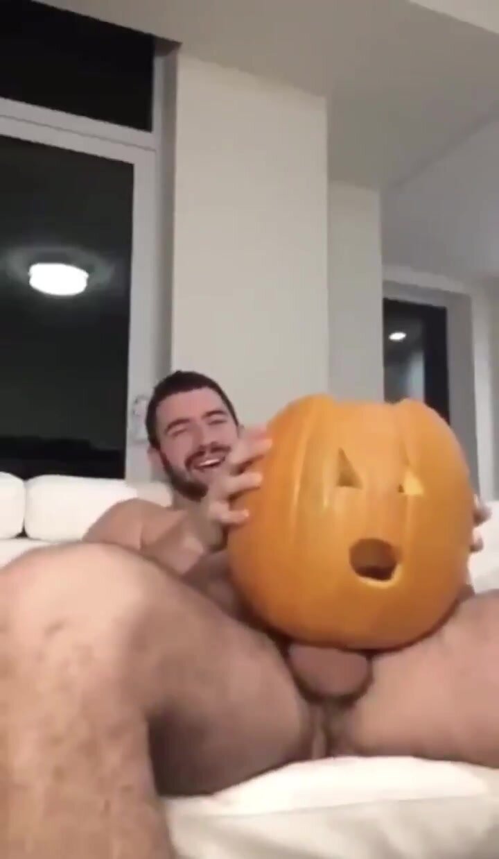 Dick in pumpkin porn