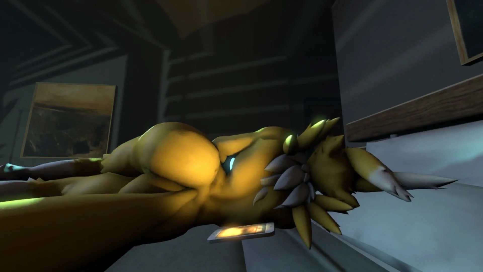 Renamon Fart Bed ThisVidcom