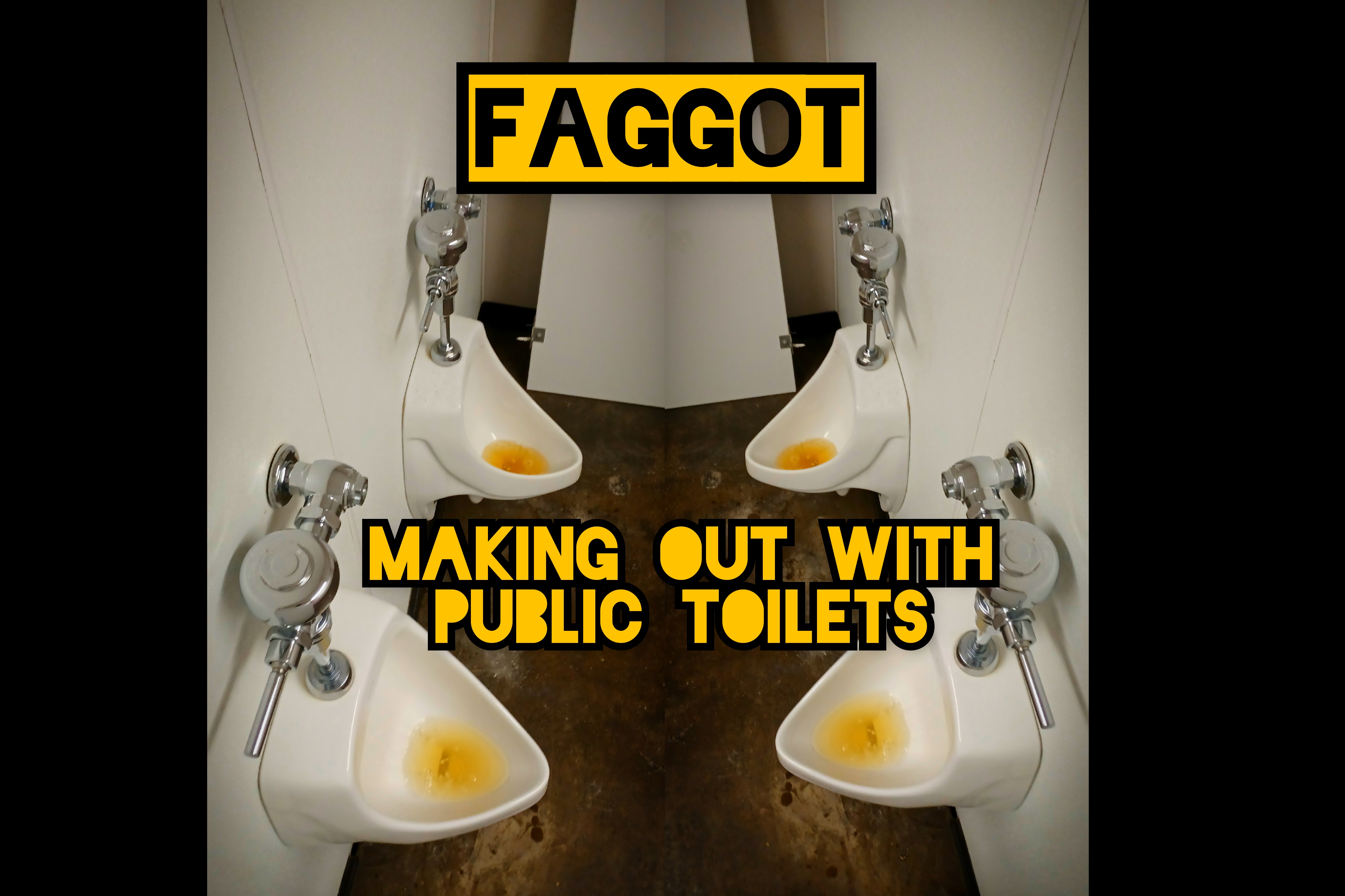 Faggot Exposed Making Out With Public Toilets