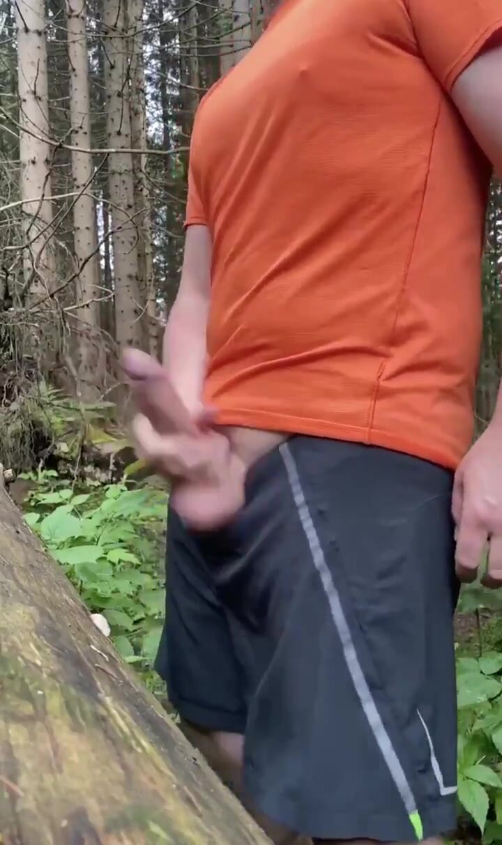Married and commando nuts in forest