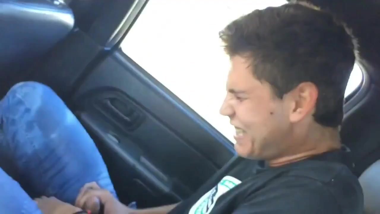 Car Guy Porn - Car pissing: hot guy piss himself in car - ThisVid.com