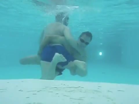German gay guys fooling underwater