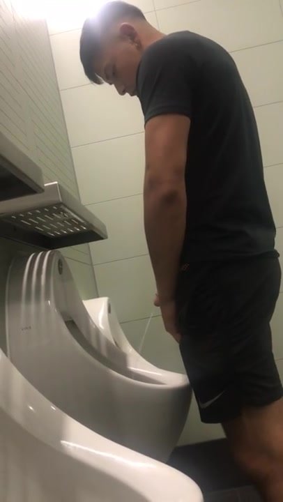 SPYING HOT MEN AT THE URINAL 23 - video 2