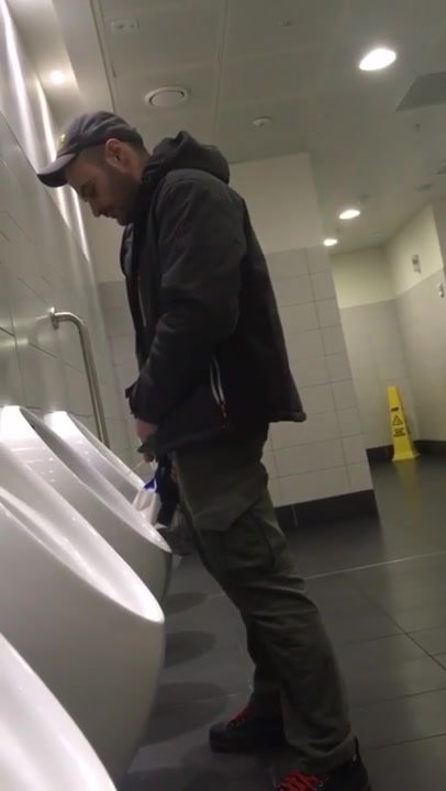 SPYING HOT MEN AT THE URINAL 24 - video 2