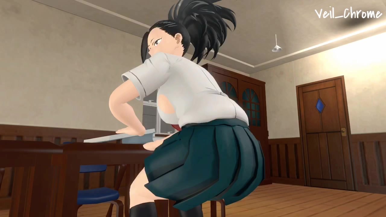 Momo Farting (My Hero Academia) | Girl Fart Animation