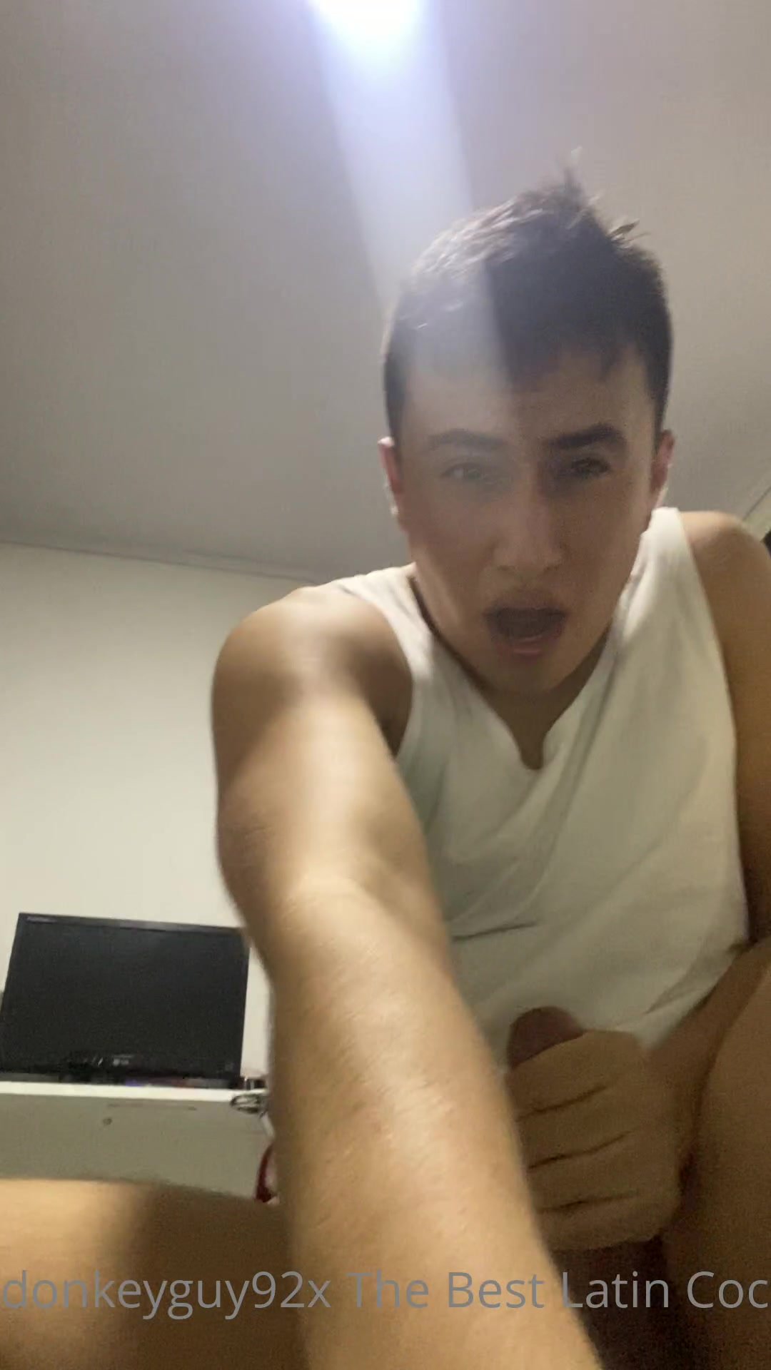 EXPLOSION OF CUM FROM LATINO BOY 11