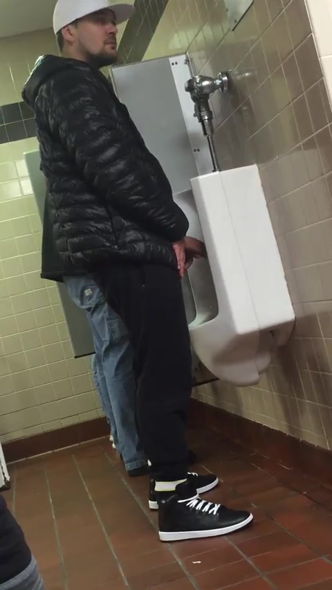 Big cock at urinal