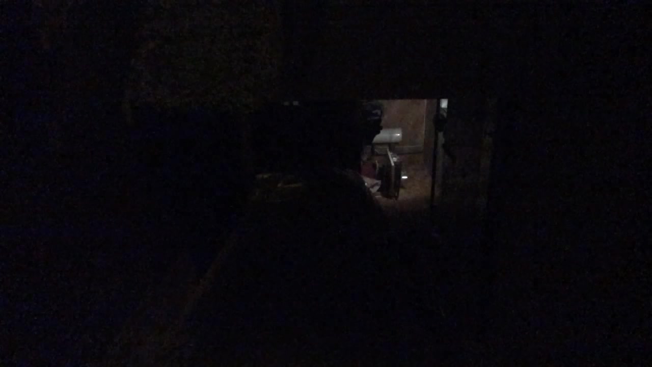 putting garbage outside latenight