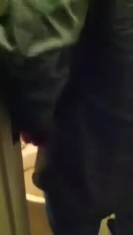 Drunk trying to pee