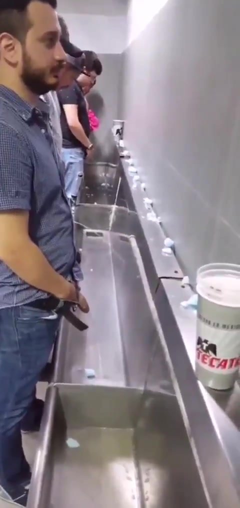 SPYING HOT MALE AT THE URINAL 24
